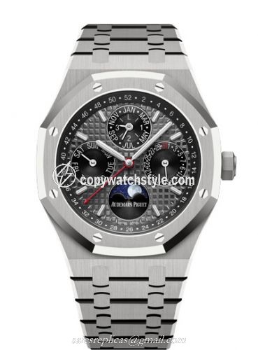 Audemars Piguet Royal Oak Perpetual Calendar 41 Titanium / Grey / China 26609TI.OO.1220TI.01 Audemars Piguet Royal Oak Perpetual Calendar 41 Titanium / Grey / China 26609TI.OO.1220TI.01