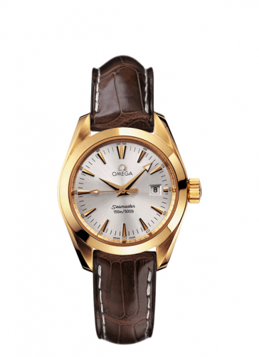 Omega Seamaster Aqua Terra 150M Quartz 29.2 Yellow Gold / Silver 2677.30.37 Omega Seamaster Aqua Terra 150M Quartz 29.2 Yellow Gold / Silver 2677.30.37