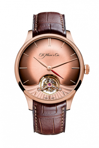 H. Moser & Cie Venturer Tourbillon Dual Time, Red Gold, Red Gold Fume Dial 2802-0400 H. Moser & Cie Venturer Tourbillon Dual Time, Red Gold, Red Gold Fume Dial 2802-0400