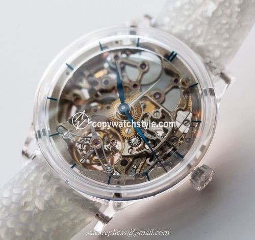 H. Moser & Cie Venturer Tourbillon Dual Time Sapphire Skeleton 2803-1000 H. Moser & Cie Venturer Tourbillon Dual Time Sapphire Skeleton 2803-1000