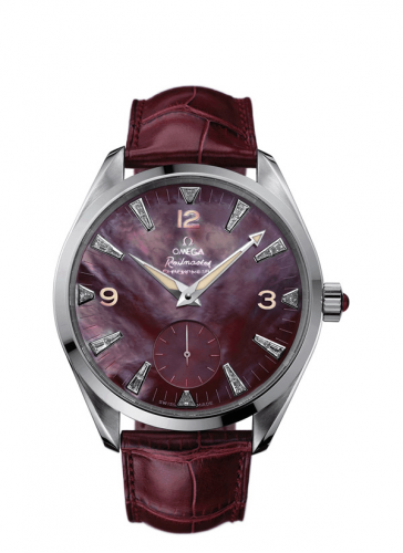 Omega Seamaster Aqua Terra 150M Hand Wound 49.2 Railmaster Stainless Steel / Red MOP 2806.77.40 Omega Seamaster Aqua Terra 150M Hand Wound 49.2 Railmaster Stainless Steel / Red MOP 2806.77.40