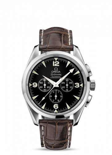 Omega Seamaster Aqua Terra 150M Automatic 42.2 Railmaster Chronograph / Brown Alligator 2812.52.37 Omega Seamaster Aqua Terra 150M Automatic 42.2 Railmaster Chronograph / Brown Alligator 2812.52.37