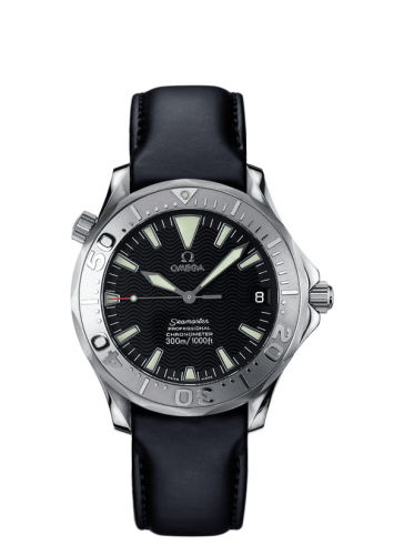 Omega Seamaster Diver 300M Automatic 36.25 Stainless Steel / White Gold / Black / Leather 2836.50.91 Omega Seamaster Diver 300M Automatic 36.25 Stainless Steel / White Gold / Black / Leather 2836.50.91