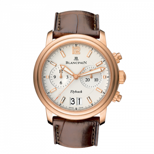 Blancpain Leman Chronographe Flyback Grande Date Red Gold / Opaline / Alligator 2885F-36B42-53B Blancpain Leman Chronographe Flyback Grande Date Red Gold / Opaline / Alligator 2885F-36B42-53B