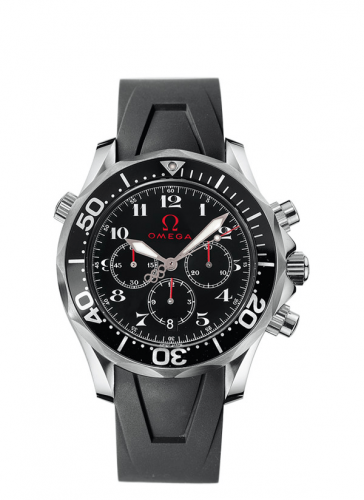 Omega Seamaster Diver 300M Automatic 41.5 Chronograph Stainless Steel / Black / Rubber / Olympic Timeless 2896.51.91 Omega Seamaster Diver 300M Automatic 41.5 Chronograph Stainless Steel / Black / Rubber / Olympic Timeless 2896.51.91