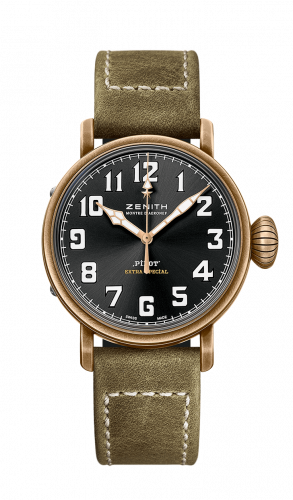 Zenith Pilot Type 20 Extra Special Bronze / Black / Strap 29.1940.679/21.C800 Zenith Pilot Type 20 Extra Special Bronze / Black / Strap 29.1940.679/21.C800