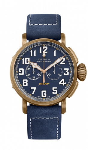 Zenith Pilot Type 20 Extra Special Chronograph Bronze / Blue 29.2430.4069/57.C808