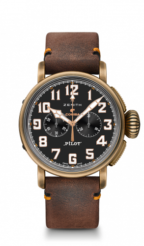Zenith Pilot Type 20 Cohiba Edition Chronograph Bronze / Black 29.2432.4069/27.C794 Zenith Pilot Type 20 Cohiba Edition Chronograph Bronze / Black 29.2432.4069/27.C794