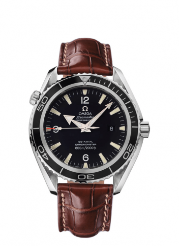 Omega Seamaster Planet Ocean 600M Co-Axial 45.5 Stainless Steel / Black / Alligator 2900.50.37 Omega Seamaster Planet Ocean 600M Co-Axial 45.5 Stainless Steel / Black / Alligator 2900.50.37
