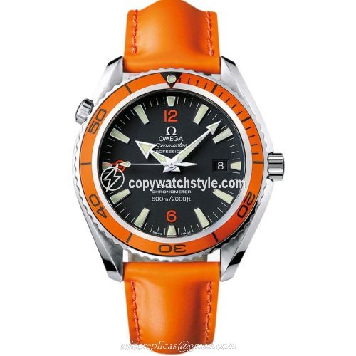 Omega Seamaster Planet Ocean 600M Co-Axial 45.5 Stainless Steel / Orange / Orange Rubber 2908.50.83 Omega Seamaster Planet Ocean 600M Co-Axial 45.5 Stainless Steel / Orange / Orange Rubber 2908.50.83