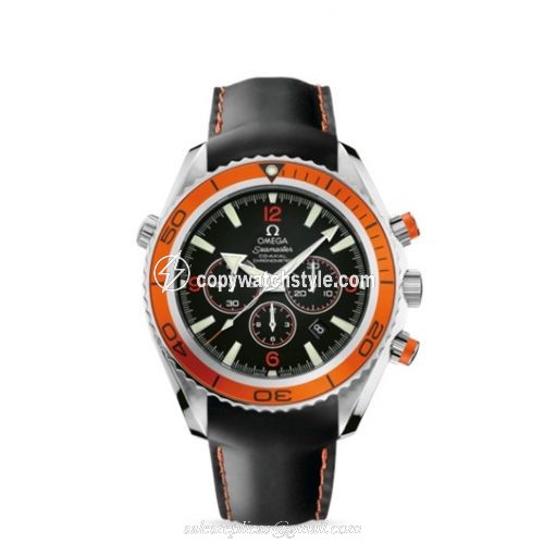 Omega Seamaster Planet Ocean 600M Co-Axial 45.5 Chronograph Stainless Steel / Orange / Rubber 2918.50.82 Omega Seamaster Planet Ocean 600M Co-Axial 45.5 Chronograph Stainless Steel / Orange / Rubber 2918.50.82