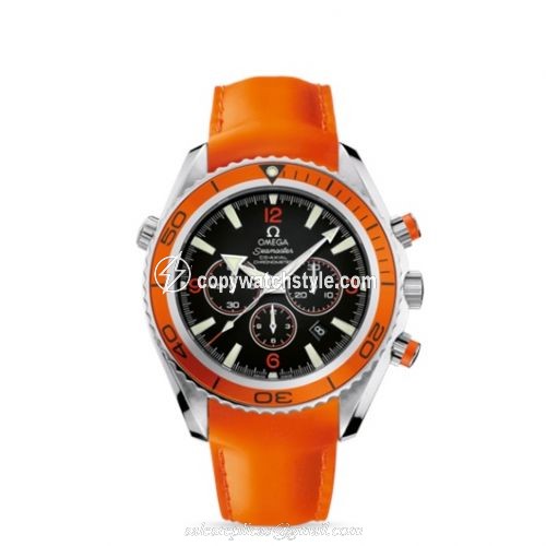 Omega Seamaster Planet Ocean 600M Co-Axial 45.5 Chronograph Stainless Steel / Orange / Orange Rubber 2918.50.83 Omega Seamaster Planet Ocean 600M Co-Axial 45.5 Chronograph Stainless Steel / Orange / Orange Rubber 2918.50.83