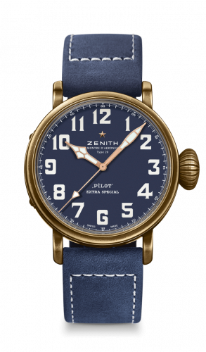 Zenith Pilot Type 20 Extra Special 45mm Bronze / Blue 29.2430.679/57.C808 Zenith Pilot Type 20 Extra Special 45mm Bronze / Blue 29.2430.679/57.C808