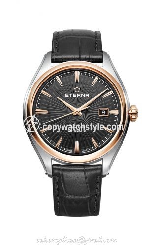 Eterna Avant-Garde Date Two Tone / Black / Strap 2945.53.41.1337 Eterna Avant-Garde Date Two Tone / Black / Strap 2945.53.41.1337