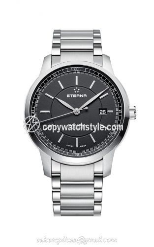 Eterna Tangaroa Three-Hands Black / Bracelet 2948.41.41.0277 Eterna Tangaroa Three-Hands Black / Bracelet 2948.41.41.0277