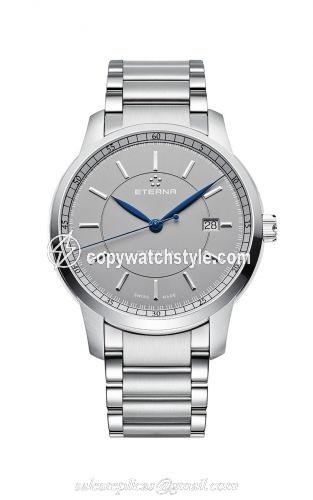 Eterna Tangaroa Three-Hands Grey / Bracelet 2948.41.51.0277 Eterna Tangaroa Three-Hands Grey / Bracelet 2948.41.51.0277