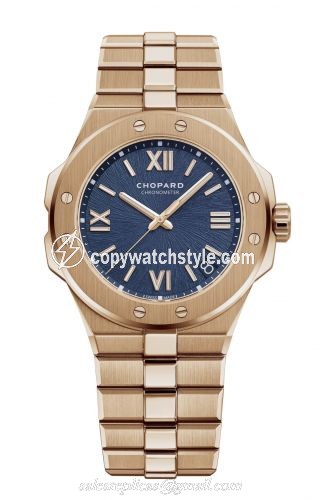Chopard Alpine Eagle 41 Rose Gold / Blue 295363-5001 Chopard Alpine Eagle 41 Rose Gold / Blue 295363-5001