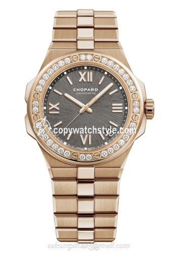 Chopard Alpine Eagle 41 Rose Gold / Diamond / Blue 295363-5002