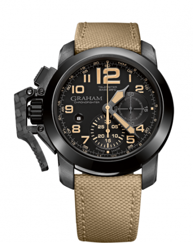 Graham Chronofighter Oversize Black Sahara 2CCAU.B02A Graham Chronofighter Oversize Black Sahara 2CCAU.B02A