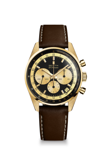 Zenith El Primero A386 Revival Yellow Gold / Black / Phillips 30.P386.400/27.C841 Zenith El Primero A386 Revival Yellow Gold / Black / Phillips 30.P386.400/27.C841