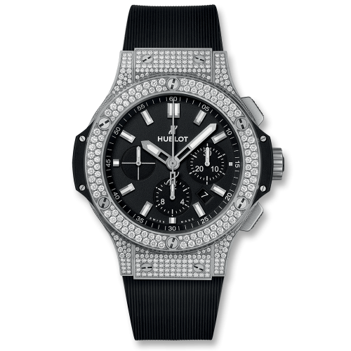 Hublot Big Bang 45 Stainless Steel / Pave / Black 301.SX.1170.RX.1704 Hublot Big Bang 45 Stainless Steel / Pave / Black 301.SX.1170.RX.1704