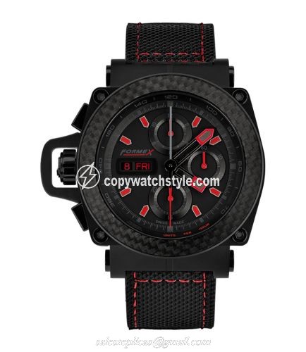 Formex Motorsport Automatic Chronograph PVD / Carbon Bezel / Black / Limited Edition / Calf 3100.9.8299.216 Formex Motorsport Automatic Chronograph PVD / Carbon Bezel / Black / Limited Edition / Calf 3100.9.8299.216