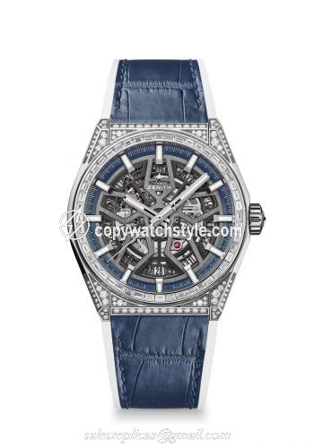 Zenith Defy Classic Titanium / Diamond / Skeleton / Alligator 32.9001.670/78.R590 Zenith Defy Classic Titanium / Diamond / Skeleton / Alligator 32.9001.670/78.R590