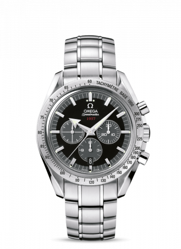 Omega Speedmaster Broad Arrow 1957 Stainless Steel / Black / Bracelet 321.10.42.50.01.001 Omega Speedmaster Broad Arrow 1957 Stainless Steel / Black / Bracelet 321.10.42.50.01.001