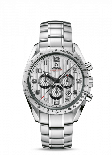 Omega Speedmaster Broad Arrow 44.25 Stainless Steel / Silver Stripes / Bracelet 321.10.44.50.02.001 Omega Speedmaster Broad Arrow 44.25 Stainless Steel / Silver Stripes / Bracelet 321.10.44.50.02.001