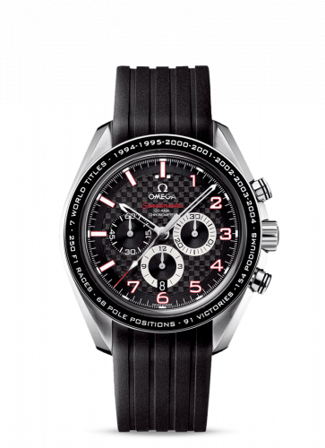 Omega Speedmaster Co-Axial 44.25 Stainless Steel / Carbon / Rubber / Schumacher the Legend 321.32.44.50.01.001 Omega Speedmaster Co-Axial 44.25 Stainless Steel / Carbon / Rubber / Schumacher the Legend 321.32.44.50.01.001