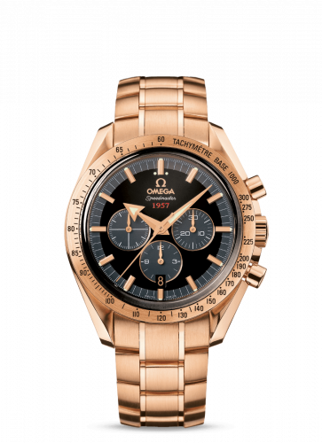 Omega Speedmaster Broad Arrow 1957 Red Gold / Black / Bracelet 321.50.42.50.01.001 Omega Speedmaster Broad Arrow 1957 Red Gold / Black / Bracelet 321.50.42.50.01.001