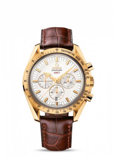 Omega Speedmaster Broad Arrow 1957 Yellow Gold / Silver 321.53.42.50.02.001 Omega Speedmaster Broad Arrow 1957 Yellow Gold / Silver 321.53.42.50.02.001