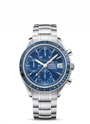 Omega Speedmaster Date 40 Stainless Steel / Blue / Bracelet 3212.80.00 Omega Speedmaster Date 40 Stainless Steel / Blue / Bracelet 3212.80.00