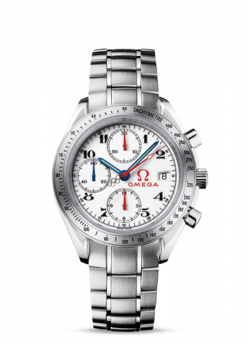 Omega Speedmaster Date 40 Stainless Steel / White / Bracelet / Olympic Timeless 323.10.40.40.04.001 Omega Speedmaster Date 40 Stainless Steel / White / Bracelet / Olympic Timeless 323.10.40.40.04.001