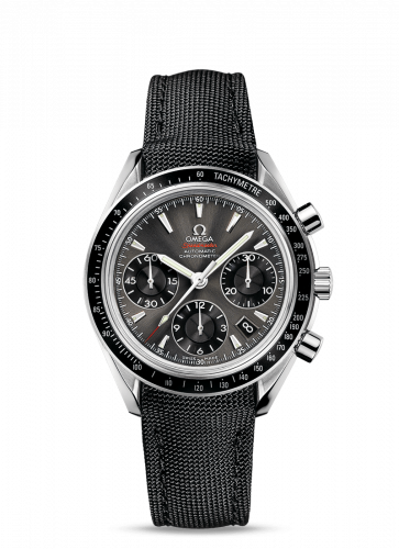 Omega Speedmaster Date 40 Stainless Steel / Grey / Codura 323.32.40.40.06.001 Omega Speedmaster Date 40 Stainless Steel / Grey / Codura 323.32.40.40.06.001