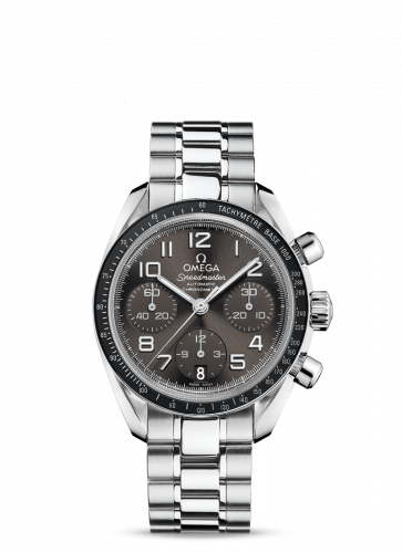 Omega Speedmaster Date 38 Stainless Steel / Grey / Bracelet 324.30.38.40.06.001
