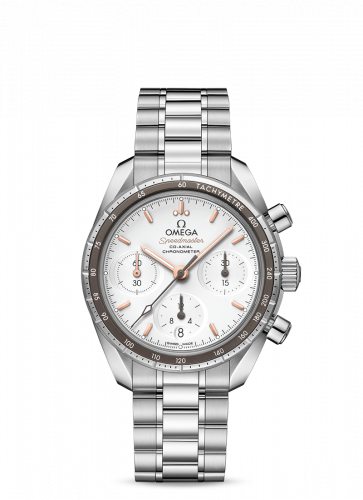 Omega Speedmaster Co-Axial 38 Stainless Steel / Silver / Bracelet 324.30.38.50.02.001 Omega Speedmaster Co-Axial 38 Stainless Steel / Silver / Bracelet 324.30.38.50.02.001