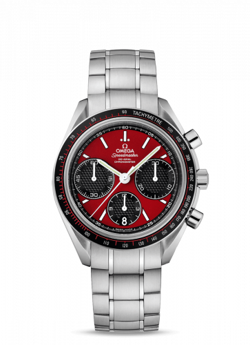 Omega Speedmaster Racing Co-Axial Chronograph Stianless Steel / Red / Bracelet 326.30.40.50.11.001 Omega Speedmaster Racing Co-Axial Chronograph Stianless Steel / Red / Bracelet 326.30.40.50.11.001