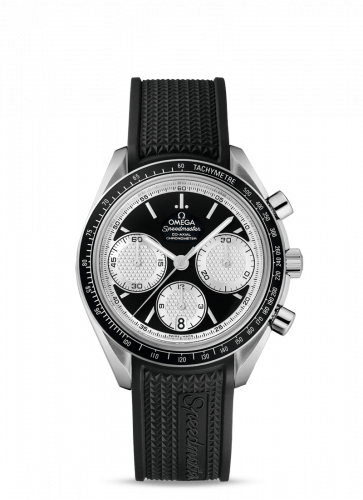 Omega Speedmaster Racing Co-Axial Chronograph Stainless Steel / Inverted Panda / Rubber 326.32.40.50.01.002 Omega Speedmaster Racing Co-Axial Chronograph Stainless Steel / Inverted Panda / Rubber 326.32.40.50.01.002