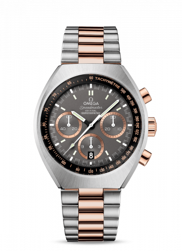 Omega Speedmaster Mark II Co-Axial Chronograph Stainless Steel / Sedna Gold / Grey / Bracelet 327.20.43.50.01.001