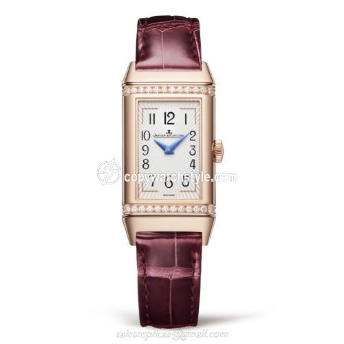Jaeger-LeCoultre Reverso Duetto Pink Gold / Silver / Alligator 3342520 Jaeger-LeCoultre Reverso Duetto Pink Gold / Silver / Alligator 3342520