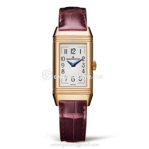 Jaeger-LeCoultre Reverso One Duetto Moon Pink Gold / Silver / Alligator 3352420