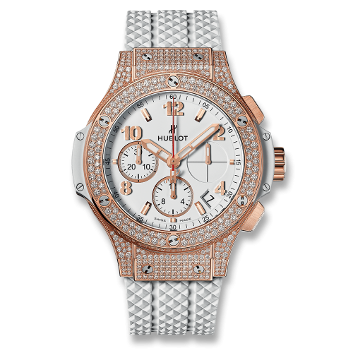 Hublot Big Bang 41 Red Gold / Pave / White 341.PE.230.RW.174 Hublot Big Bang 41 Red Gold / Pave / White 341.PE.230.RW.174