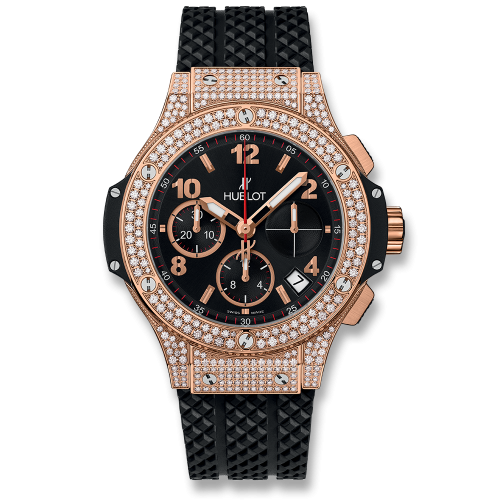 Hublot Big Bang 41 Red Gold / Pave / Black 341.PX.130.RX.174