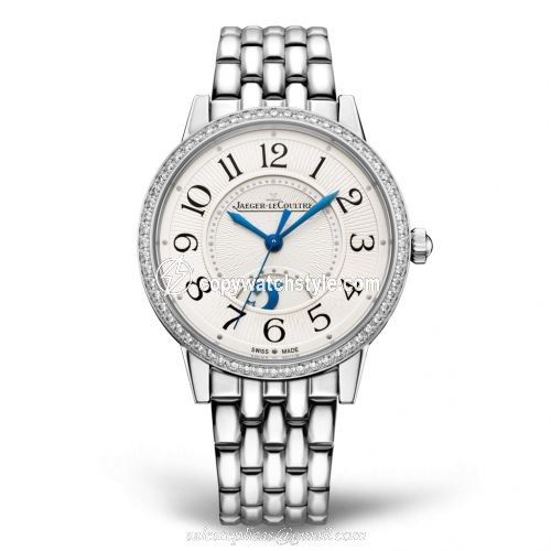 Jaeger-LeCoultre Rendez-Vous Night & Day Medium Stainless Steel / Diamond / Silver / Bracelet 3448130 Jaeger-LeCoultre Rendez-Vous Night & Day Medium Stainless Steel / Diamond / Silver / Bracelet 3448130