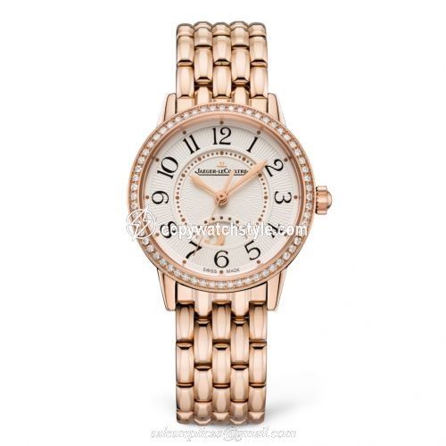 Jaeger-LeCoultre Rendez-Vous Night & Day Small Pink Gold / Diamond / Silver / Bracelet 3462130 Jaeger-LeCoultre Rendez-Vous Night & Day Small Pink Gold / Diamond / Silver / Bracelet 3462130