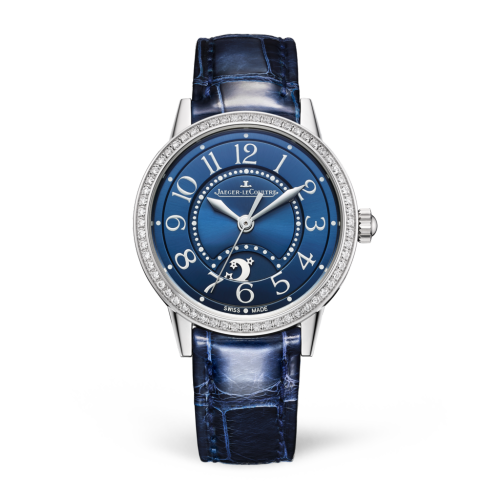 Jaeger-LeCoultre Rendez-Vous Night & Day Small Stainless Steel / Diamond / Blue / Alligator 3468480 Jaeger-LeCoultre Rendez-Vous Night & Day Small Stainless Steel / Diamond / Blue / Alligator 3468480