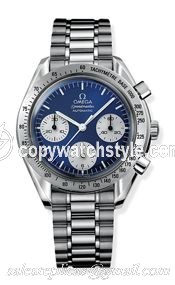 Omega Speedmaster Reduced Stainless Steel / Blue Inverted Panda / Bracelet / Japan 3510.82.00