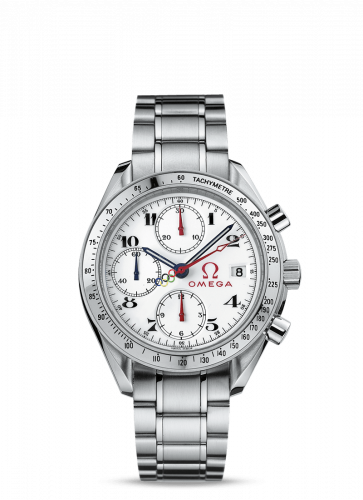 Omega Speedmaster Date 40 Stainless Steel / White / Bracelet / Olympic Timeless 3516.20.00 Omega Speedmaster Date 40 Stainless Steel / White / Bracelet / Olympic Timeless 3516.20.00