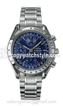 Omega Speedmaster Day-Date 39 Stainless Steel / Blue / Bracelet 3523.80.00 Omega Speedmaster Day-Date 39 Stainless Steel / Blue / Bracelet 3523.80.00